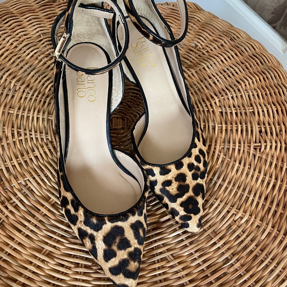 Womens animal print heels.